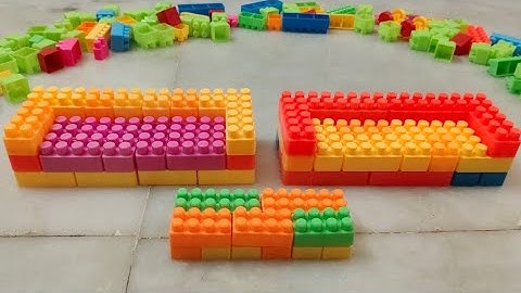 Satisfying DIY Sofa ASMR/ Building Blocks/block game/lego blocks #asmr#asmrsounds#buildingblocks
