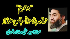 Shahadat Mola Abbas Alamdar a s by Maulana Ali Raza Rizvi
