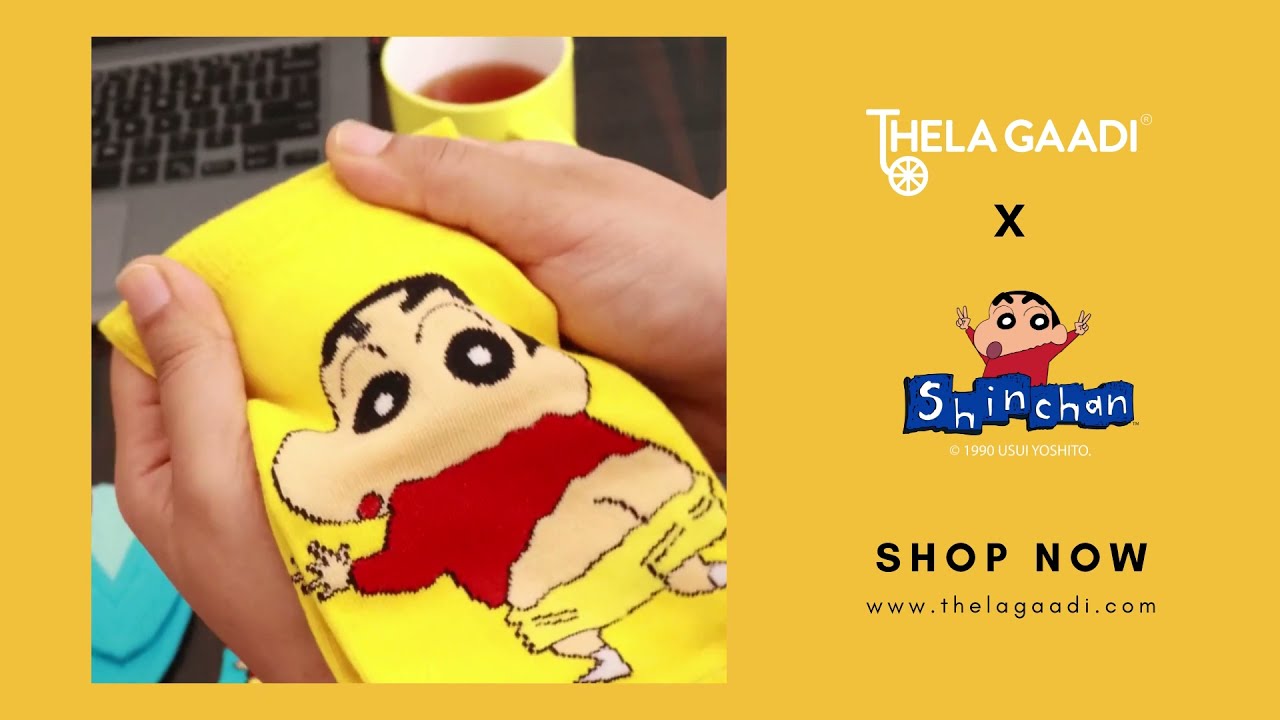 Shinchan Moods Socks Set (Pack of 4) | THELA GAADI - YouTube