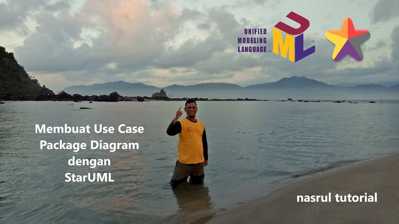 Tutorial Membuat Use Case Package Diagram 