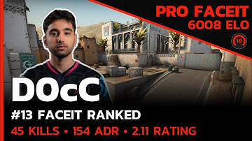 D0cC 45 KILLS ON FACEIT🔥 (DUST2) FACEIT LVL 10 / CSGO POV / Aug 19, 2023