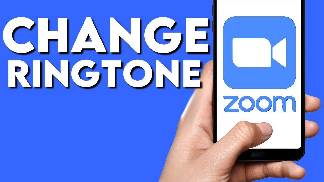 How To Change Zoom Meetings App Ringtones Change Meeting Ringtone