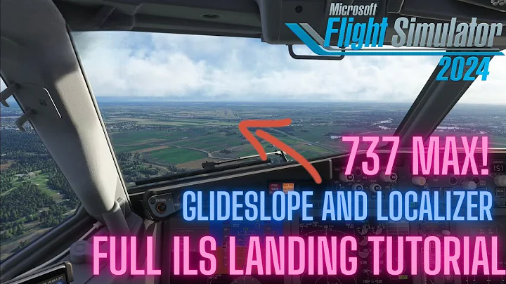 737 MAX ILS Landing TUTORIAL in MSFS 2024 : Using FMC, EFB + Charts and More!