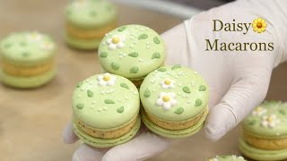 Spring, Making Daisy Macarons