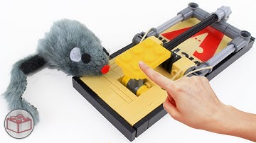 How To Build Homemade LEGO Mousetrap That WORKS!