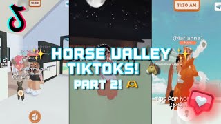 ✨ HORSE VALLEY TIKTOKS *PART 2* 🐴 || #roblox #horsevalley #tiktok ||