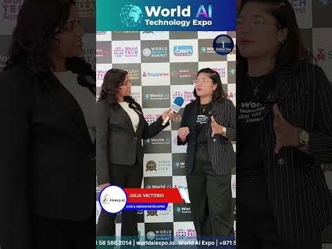 Attendee testimonial video from World AI Expo Dubai