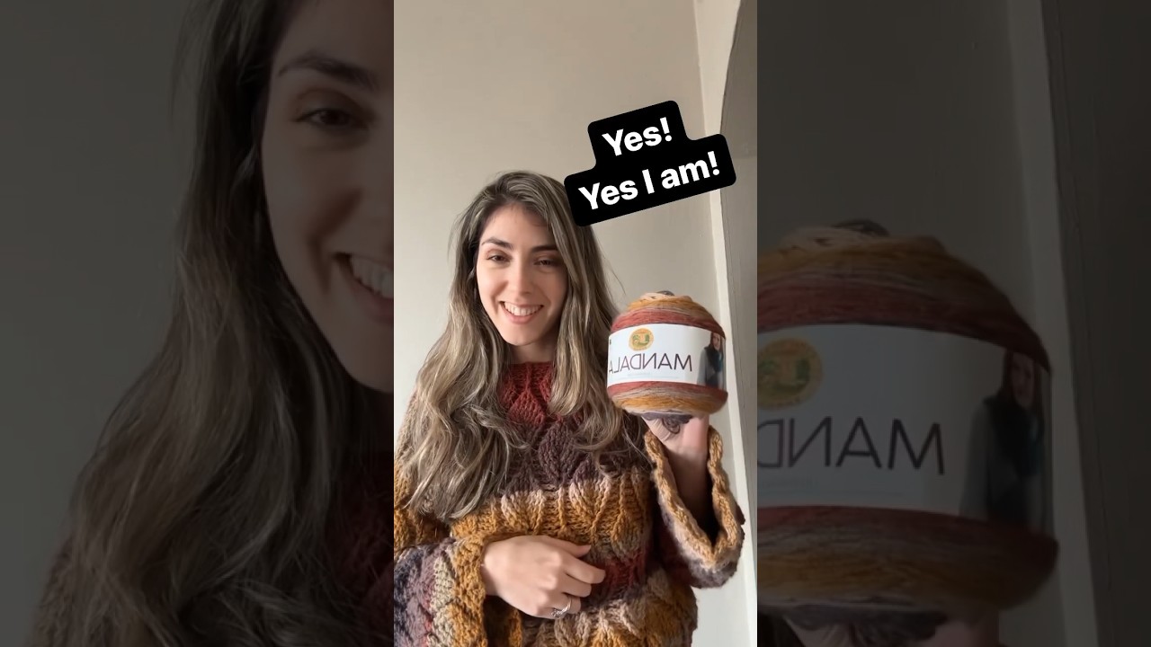 We're so obsessed with Mandala! 🎥 by @daisy_knitsbk 