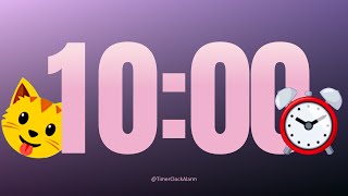 10 minute Timer Countdown (No Music)  + 15 minute Soft Alarm screenshot 2