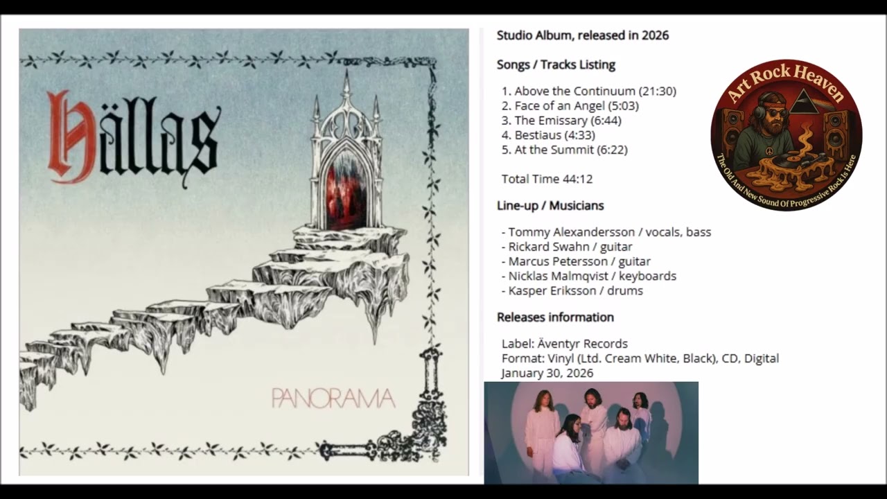 Hällas(Sweden)-Panorama(2026)-Above The Continuum, (Symphonic prog)