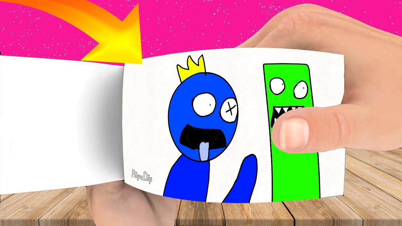 Радужные друзья картинки roblox синий