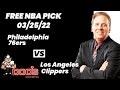 NBA Picks - 76ers vs Clippers Prediction, 3/25/2022 Best Bets, Odds & Betting Tips | Docs Sports
