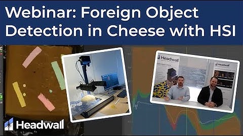 Recorded Webinar: Foreign Object Detection in Cheese using Hyperspectral Imaging