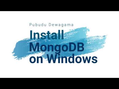 Install mongodb 4.2.1 on windows 10 operating System