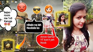 Random 3 players call me Noob / challenge for 1vs 3 TDM room (part - 17)