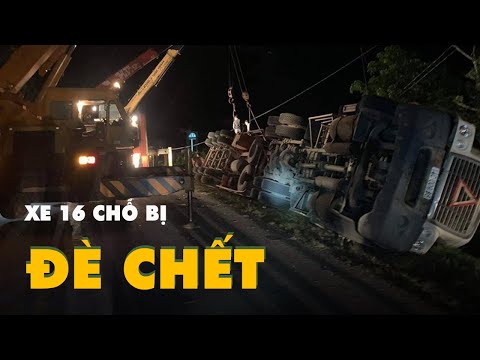 Video Xe 16 chỗ biển số Khánh Hòa bị xe container đè, giám... - youtube