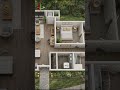 Beautiful 2 Bedroom Apartment 3D Floor Plan Layout 😍 | Must See Design! #floorplan #modernhouseplan
