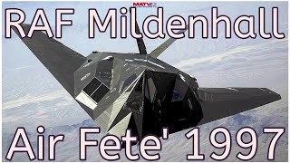 RAF Mildenhall Air Fete&#39;  1997  | B-2 Stealth Bomber UK Debut! #mildenhall #airshow #airdisplay #b2