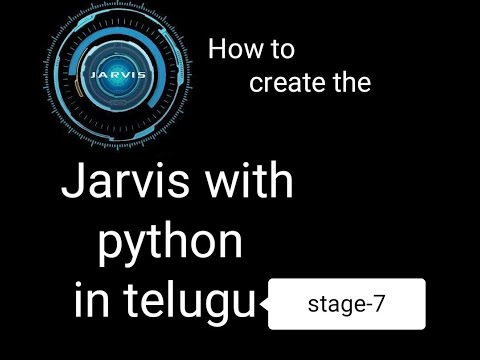 how to make jarvis|| with python|| in telugu|| python|| telugu