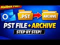 How to Attach Old PST File in Outlook | Email Archive Setup (Step-by-Step)