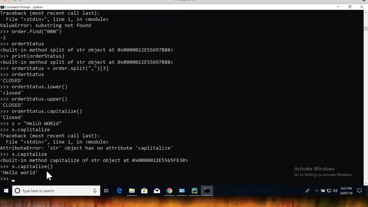All about Functions in Python - 04 String Manipulation Functions - YouTube
