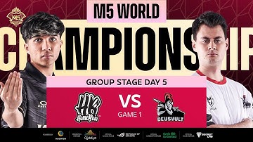 [AR] M5 Group Stage Day 5 HB VS DEVU Game 1