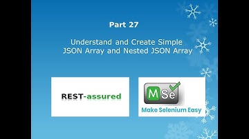 27. Understand and Create JSON Array and Nested JSON Array