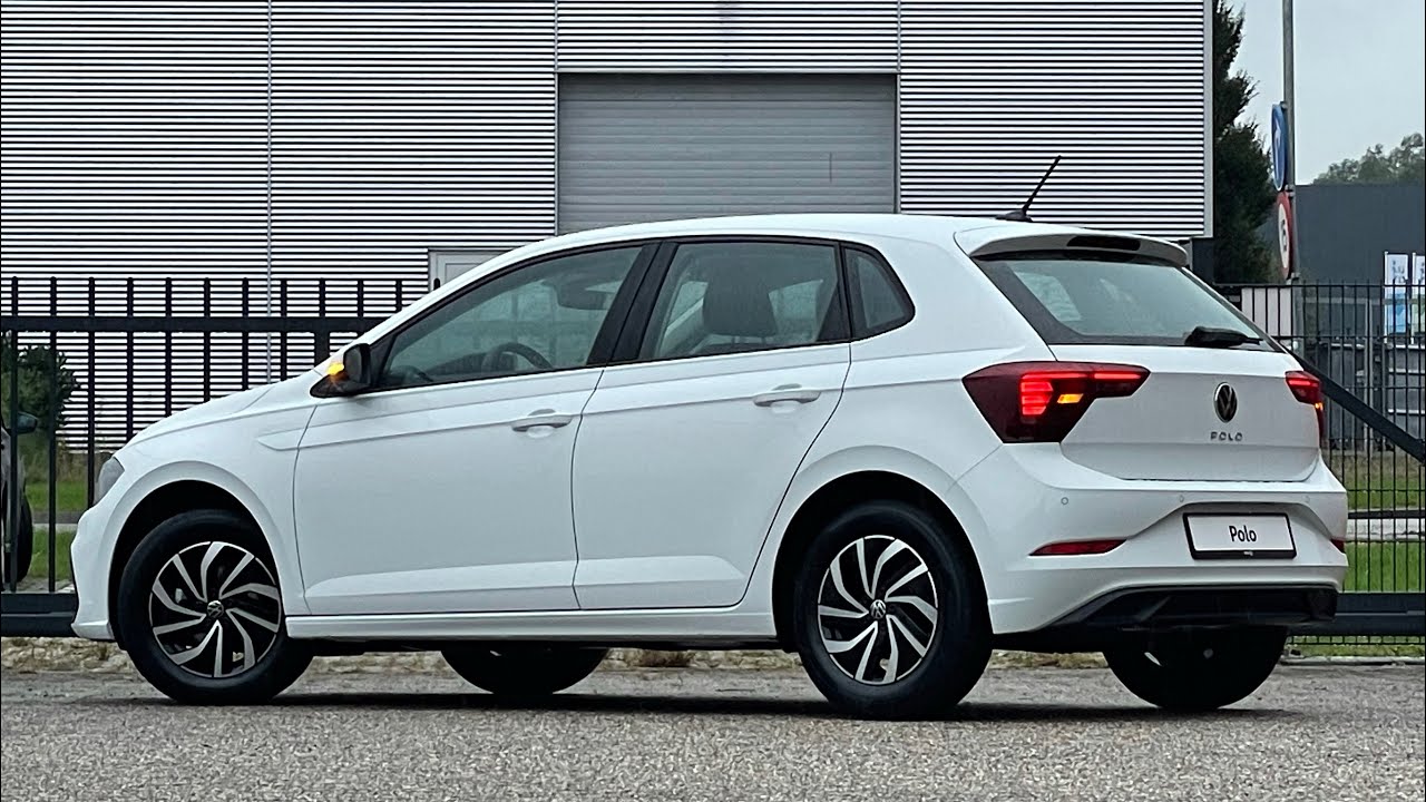 Volkswagen NEW Polo Life 2022 in 4k Pure White 15 inch Essex Walk ...