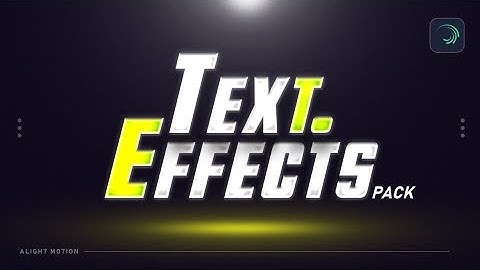 Alight Motion Text Animation Presets | Project Link | Xml File | Text Effect Alight Motion