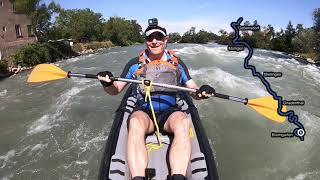 Gumotex Rush 1: Reuss from Bremgarten to Gebensdorf  Kayak Tour