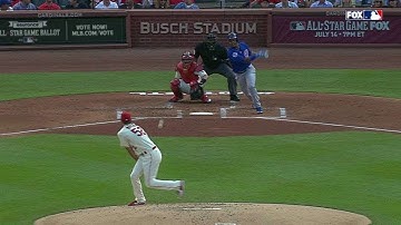 CHC@STL: Wacha takes liner off hip, stays in the game