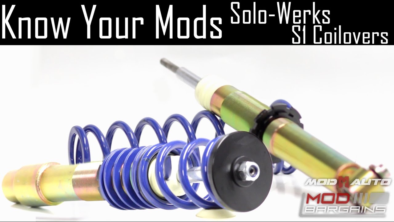 VIDEO: Know Your Mods Ep15 : Solo-werks – S1 Coilovers – ModBargains.com's  Blog