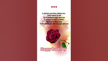 Rose Day Special Video | Rose Day Status 2025 | #shorts #love #rosedayhindishayari