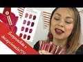 Probando labiales Grand Rouge L'elixir de Yves rocher