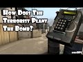 CSGO - (Slow Motion) How Does the terrorist plant the bomb?