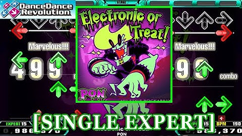 【DDR 2014】 Electronic or Treat! / PON [SINGLE EXPERT] 譜面確認+Clap