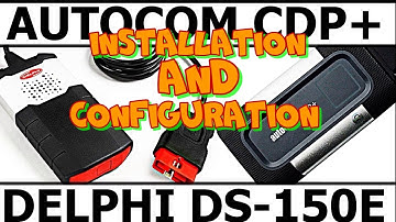 Installation and launch of Autocom Delphi DS150E Cars+Trucks 2017.R3