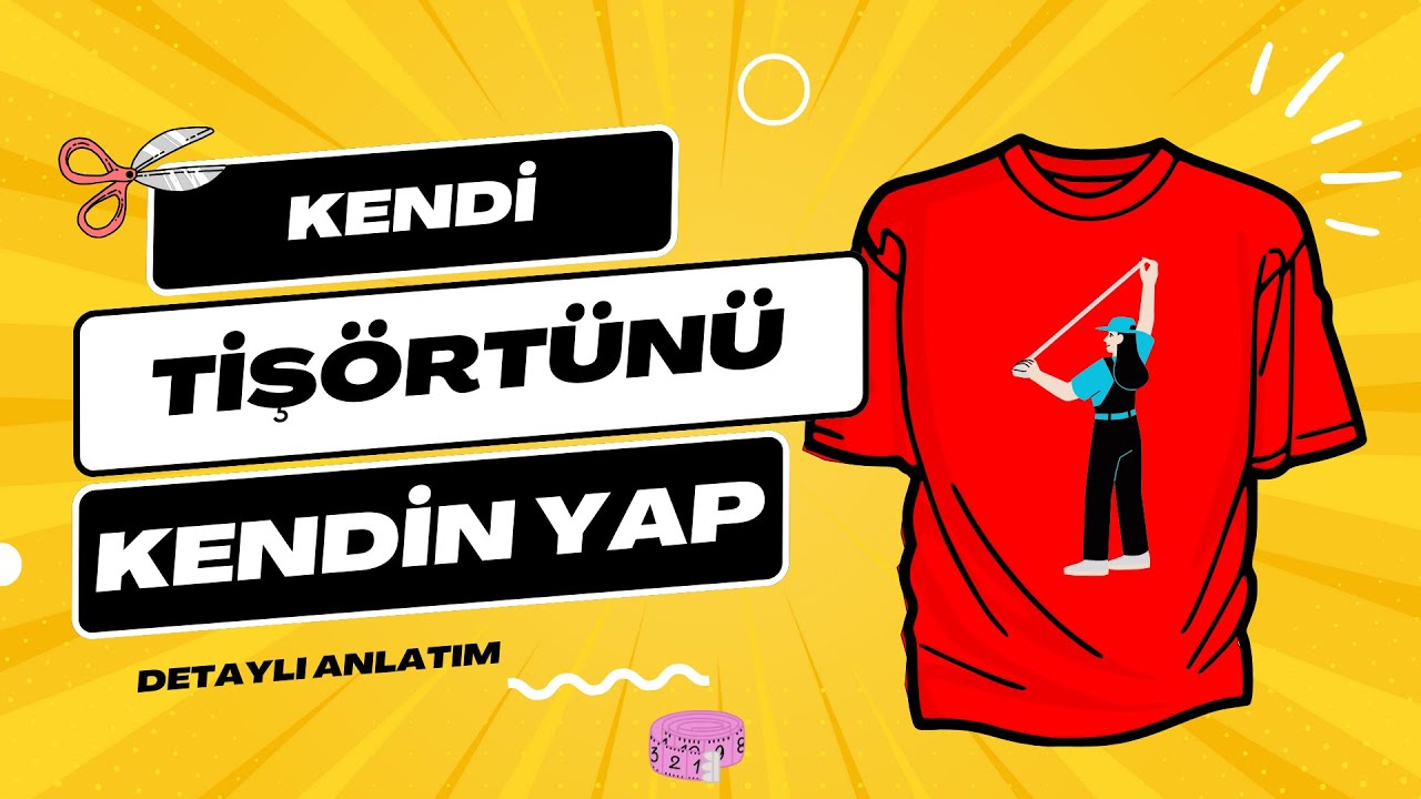 KENDİ TİŞÖRTÜNÜ KENDİN YAP 2: Kalıptan Kumaş Kesimine | DKMT