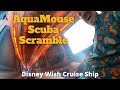 POV: AquaMouse Scuba Scramble Water Slide Ride on the Disney Wish Cruise Ship