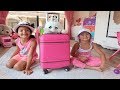 Elif Öykü ve Masal Pembe Tatil Valizini Hazırlıyor! Pink Holiday Bag