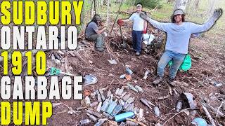 Searching Through 115 Year Old Garbage | Rare & Valuable Antique Treasure Hunting, Sudbury - Ontario
