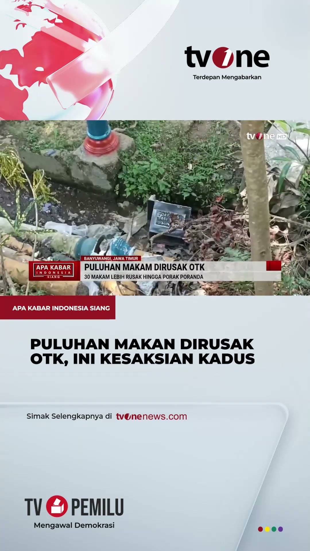Kepala Dusun Ceritakan Kronologi Puluhan Makam yang Dirusak OTK | tvOne