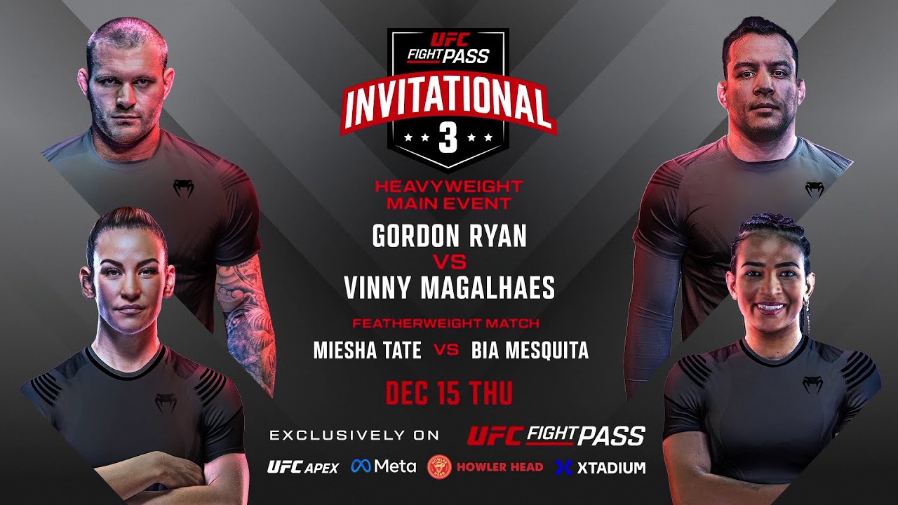 UFC Fight Pass Invitational 3 is LIVE at the APEX DECEMBER 15TH, 2022!!! 