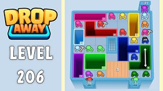 Drop Away level 206 solution