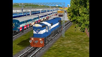 Today In My Duty Overtake Train & Loco Change for Summer Special Train || IR In MSTS Open Rail