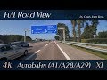 Autobahn (A1, A28, A29), Germany: Bremen - Sande/Wilhelmshaven - 4K (2160p/60p) Ultra HD - XL-Video