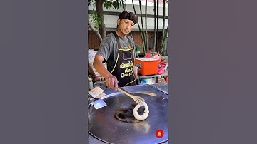 Buttery Roti—Twisted like A Pretzel at A Thai Market