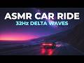 Binaural Night Drive to Relax and Sleep | POV Car Journey with Binaural Delta Waves in 4K