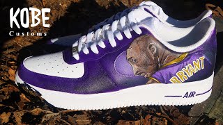 custom kobe air force ones