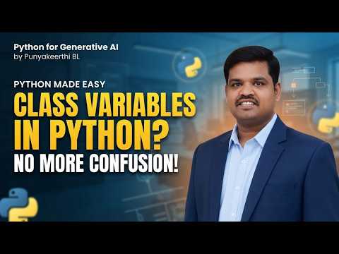 Python Class Variables Explained Simply | OOP for Beginners